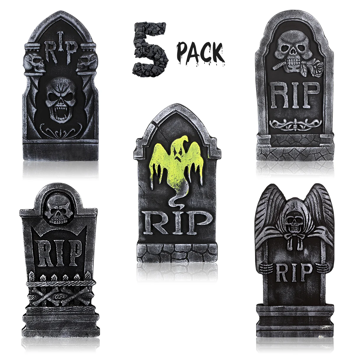 Outdoor Props Halloween Decoration Backyard & Garden Decorations for Country House Tombstone Scary Clearance Cemetery Gardens