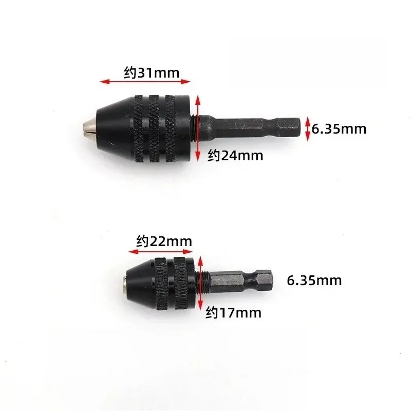 مجموعة مقبض ثلاثة الفك 0.3-6.5 مللي متر التغيير السريع سداسية الذاتي توسيط تويست الحفر تشاك 0.3-3.6 مللي متر أداة تجليخ كهربائية