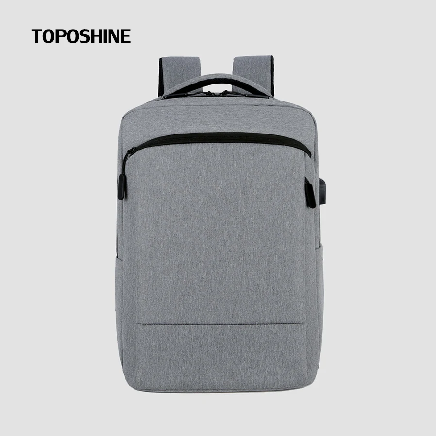 

Toposhine Anti theft 15.6" Laptop Backpack Men Large Capacity High Quality Business Travel Knapsack USB Charging School Backpack