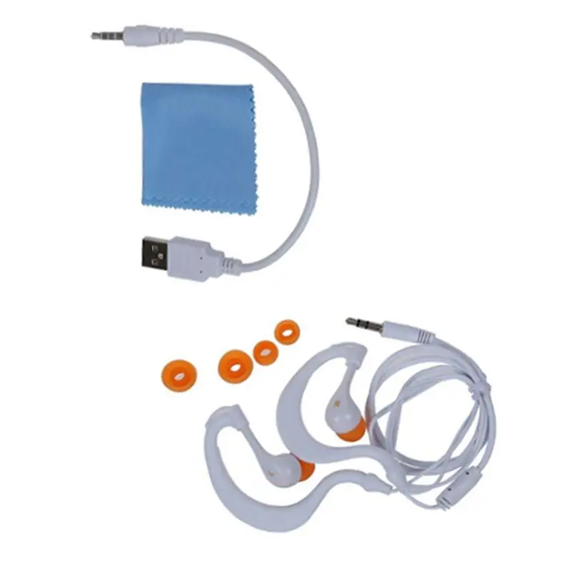 (A94Z] Waterproof IPX8 Clip MP3 Player FM Radio Stereo Sound Swimming Diving Surfing Cycling Sport Music Player with FM(A)