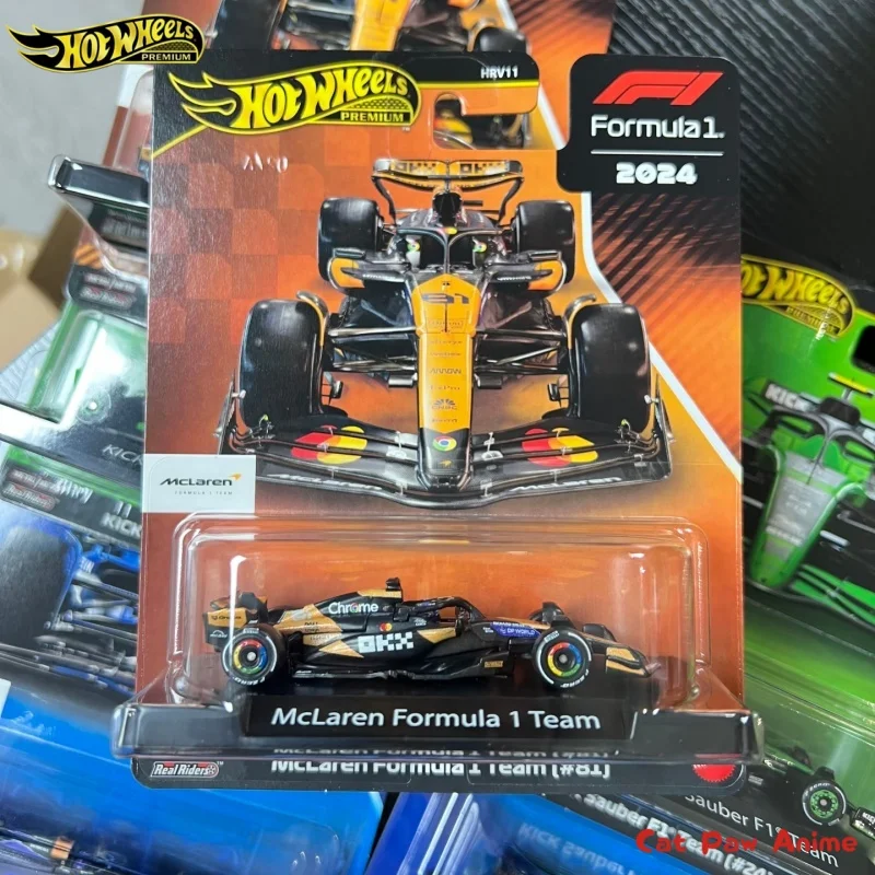 الأصلي الساخن عجلات سيارة الذهب التسمية F1 سباق نموذج VISA Sauber ويليامز أسطول HRV11 1/64 سبيكة مصغرة يموت الصب VehicleCa