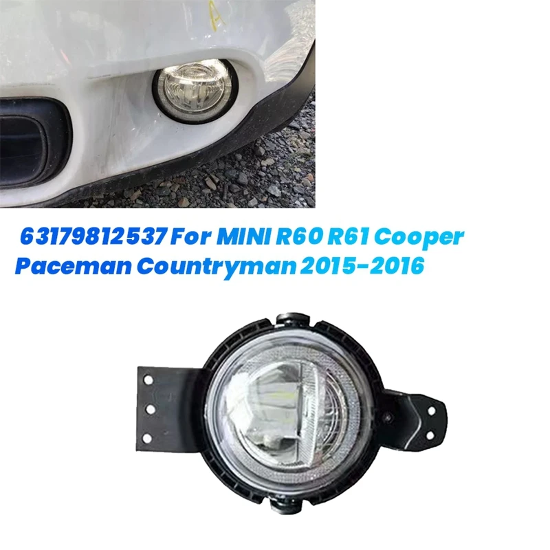 Car Front Bumper Headlight Fog Light 63179812537 For MINI R60 R61 Cooper Paceman Countryman 2015-2016 Corner Park Light