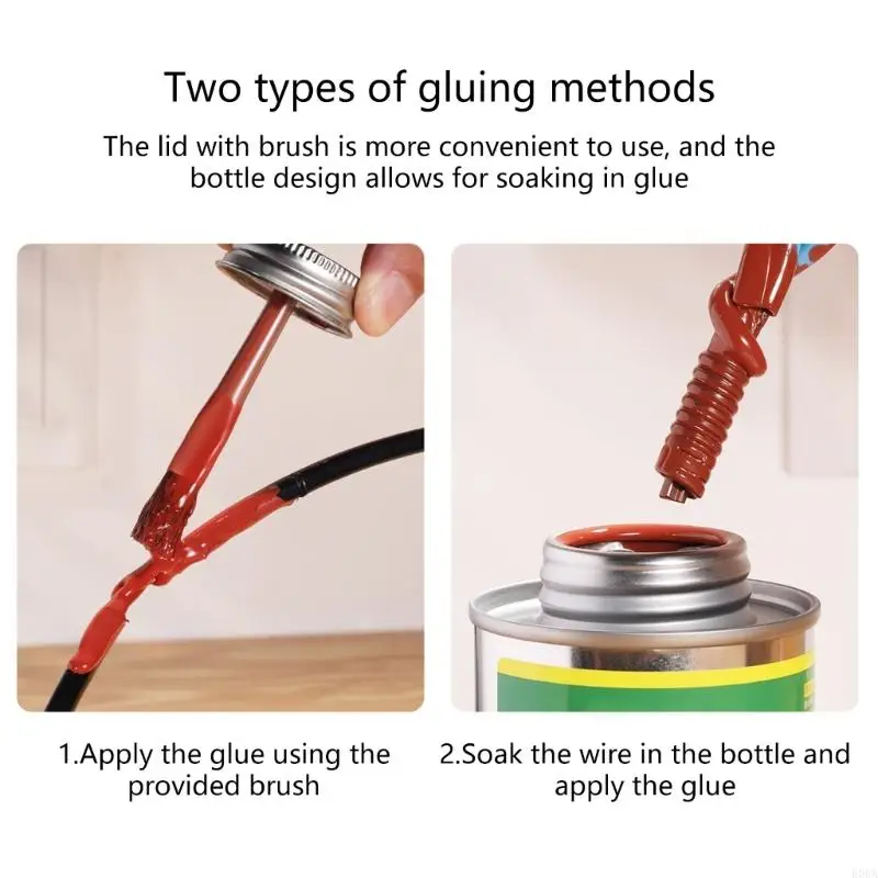 Waterproof Liquid Electrical Tape Quick Drying Electrical Insulation Glues High Temperature Resistant Glues Easy to Use 