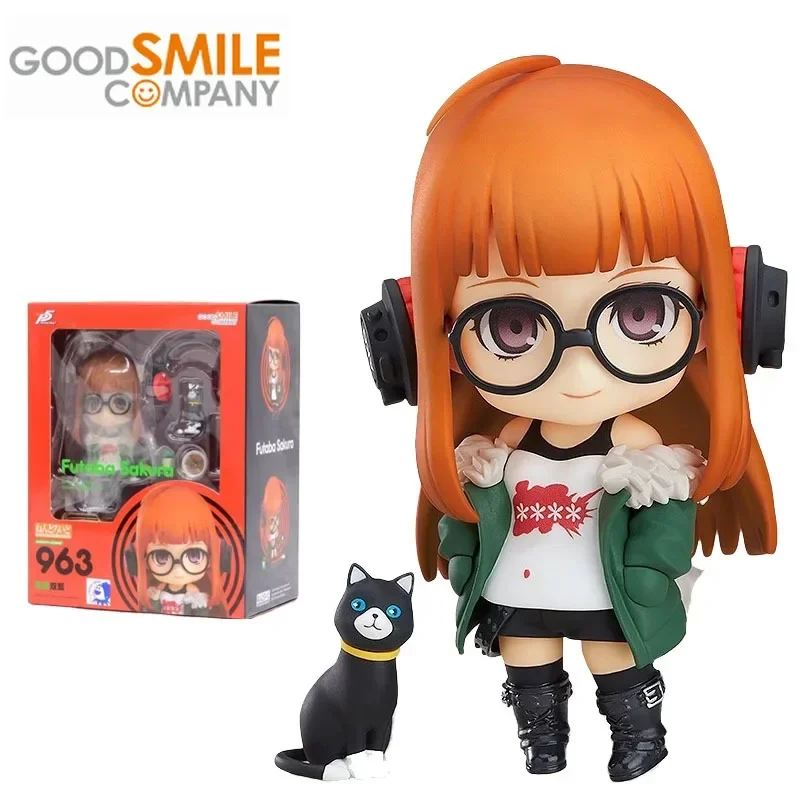 Подлинная экшн-фигурка ГК Persona 5 футаба Сакура 963, ролевая игра Nendoroid, подвижные игрушки для детей, подарок, Коллекционная модель