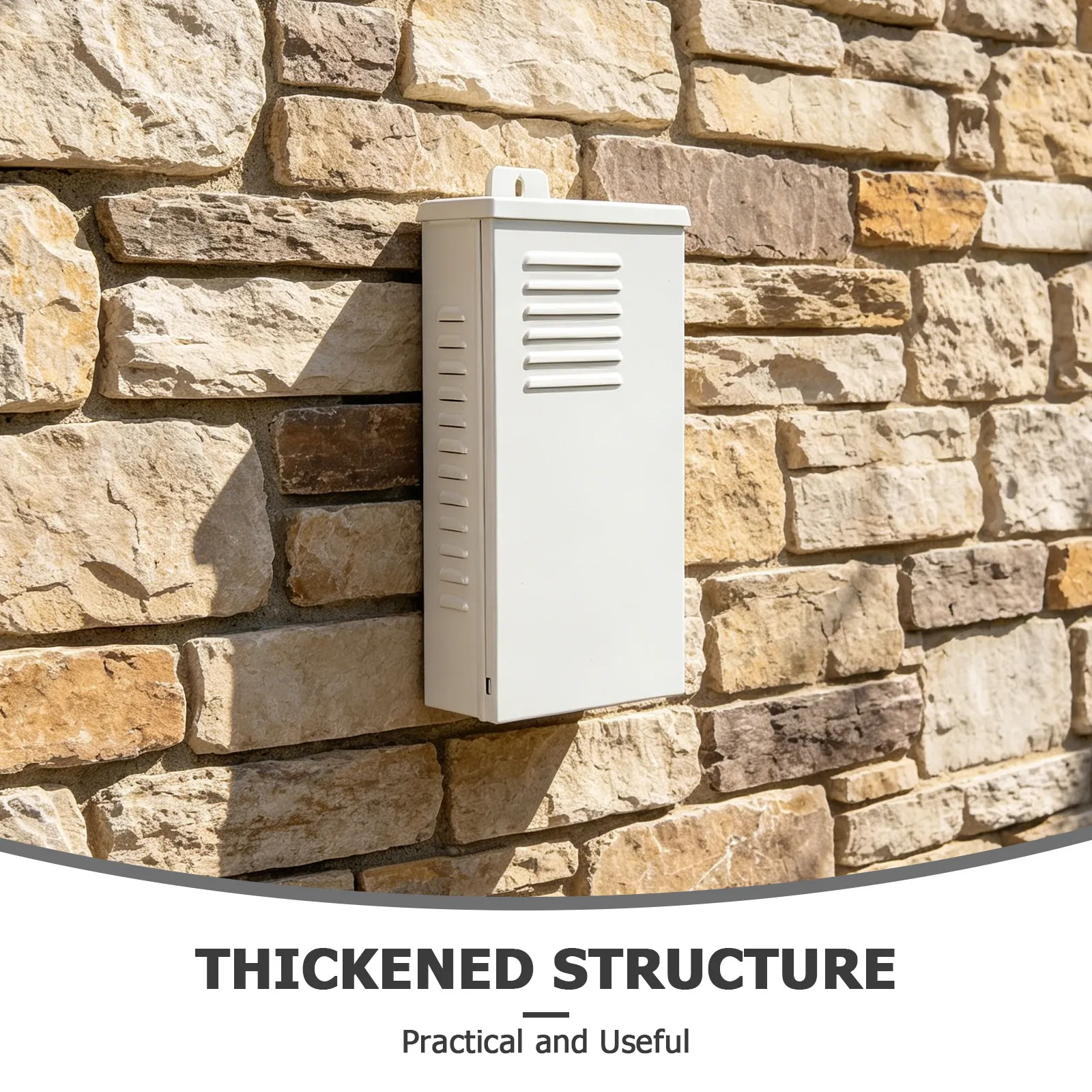 Metal Electrical Enclosure Box 10.7x5.1x2.6 Inch Wall-Mounted Weatherproof Junction Box Outdoor Electrical Outlet Cover