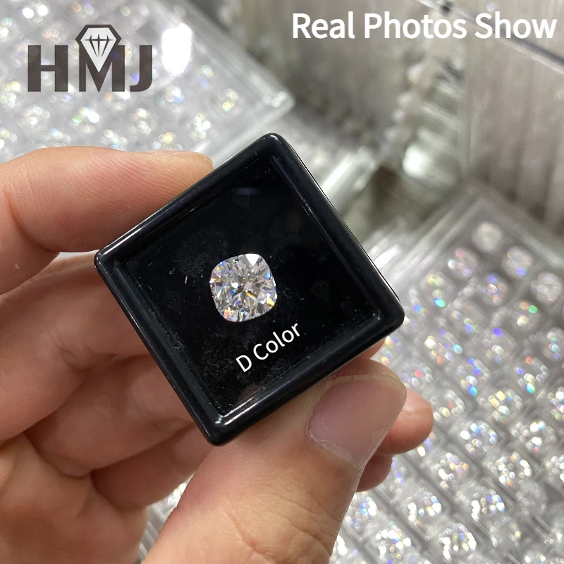 

Неоправленный муассанит GRA 0.5-10 карат VVS1, огранка «кушон», цвета D/зеленый/ярко-синий/шампань, для изготовления ювелирных изделий своими руками