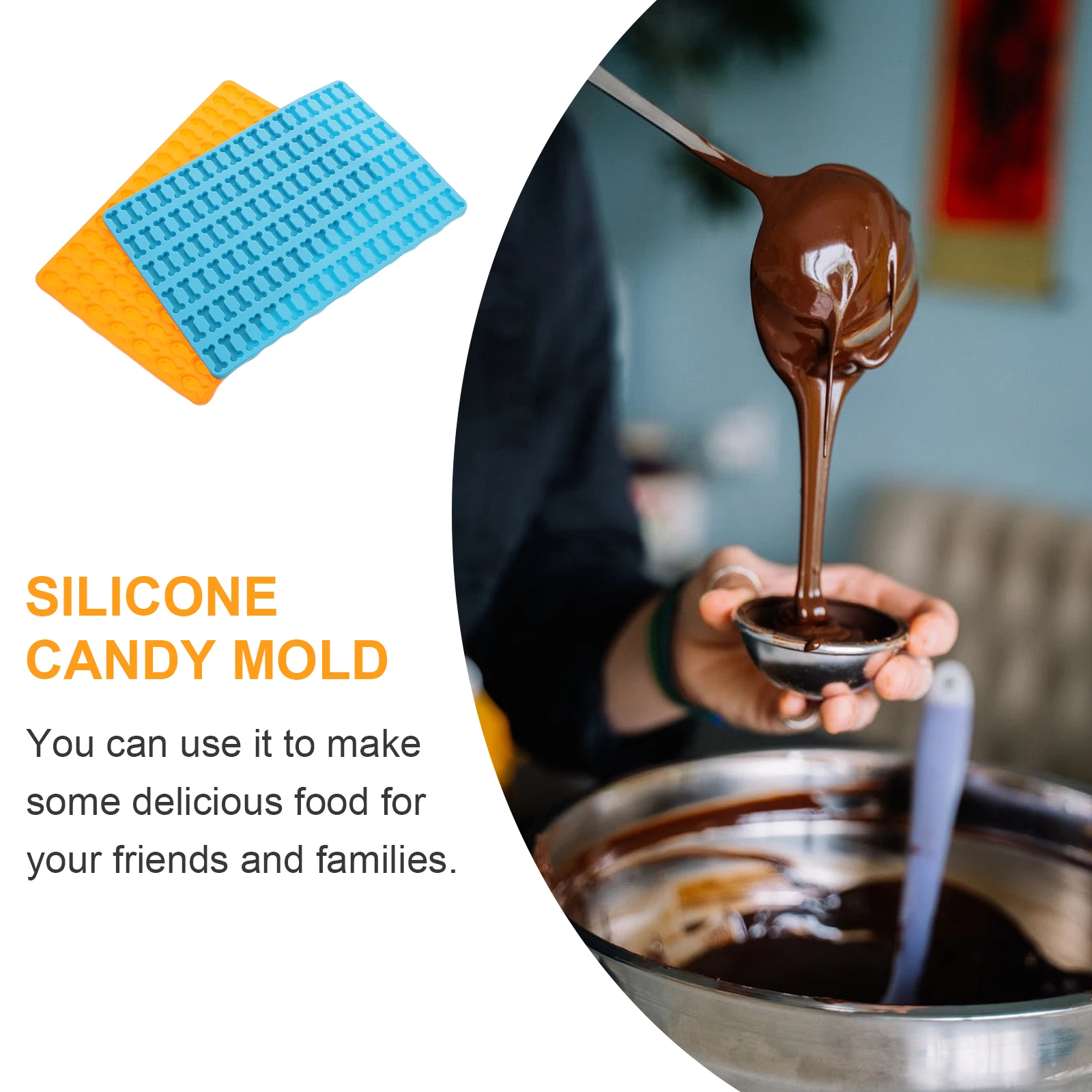 

2Pcs Silicone Mold DIY Baking Fish Shape Cookie Chocolate Molds Biscuit Candy Baking Tool Silicone Biscuit Mold