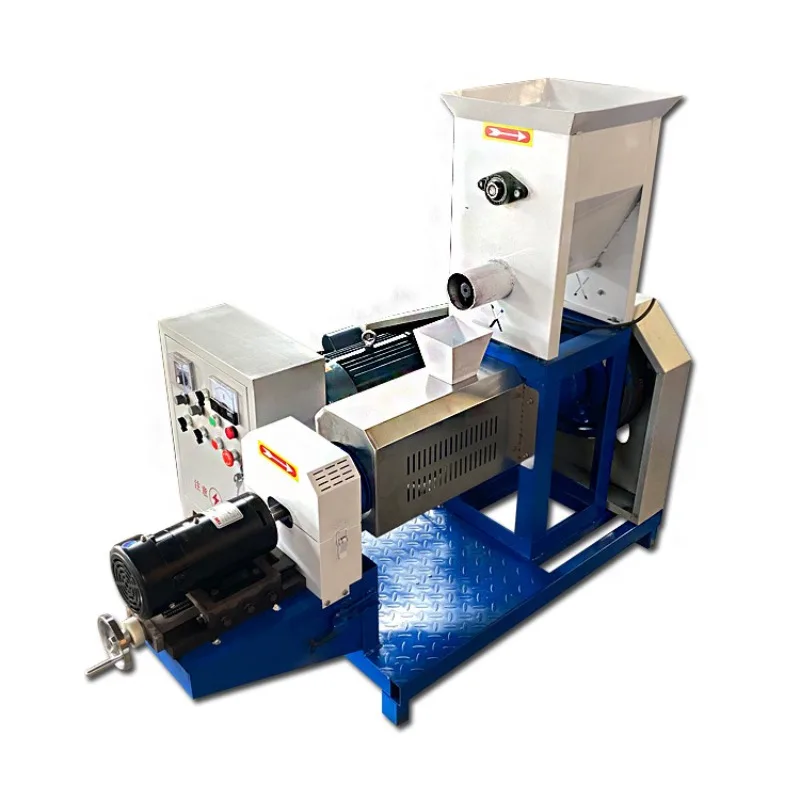 

Household small pet feed extruder, floating fish feed pellet machine