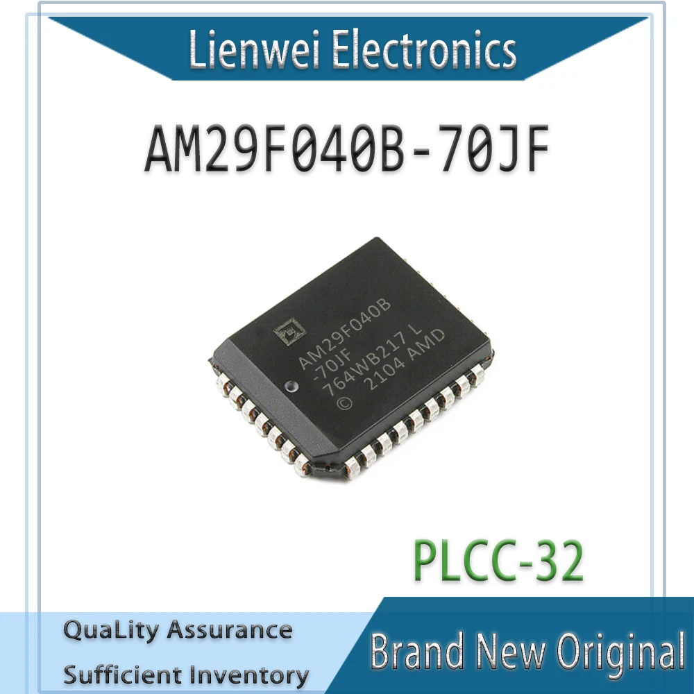 100% New Original AM29F040B AM29F040B-70JF IC Chipset PLCC-32