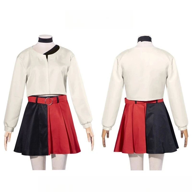 

♥Halloween Cosplay Costume Anime Lazarus Eleina Splicing Color Pleated JK Skirt Uniform Suit for Women CarNew 2026 Topspeed Cos