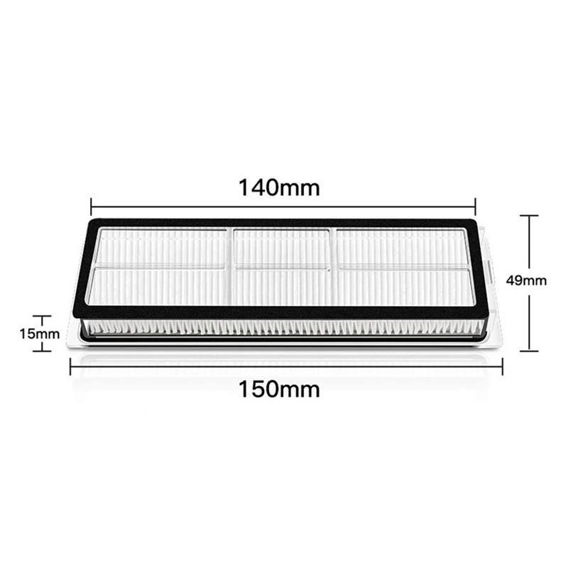 16 szt. Filtr HEPA do Xiaomi Dreame Bot W10 zamiatanie akcesoria do robota odkurzającego części zamiennych