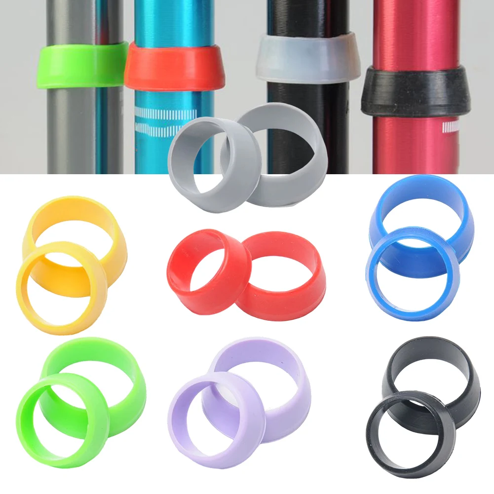 

Набор силиконовых колец для подседельного штыря велосипеда, 10 шт., пылезащитный чехол для подседельного штыря велосипеда 25, 4, 27, 2 мм, простая установка и снятие