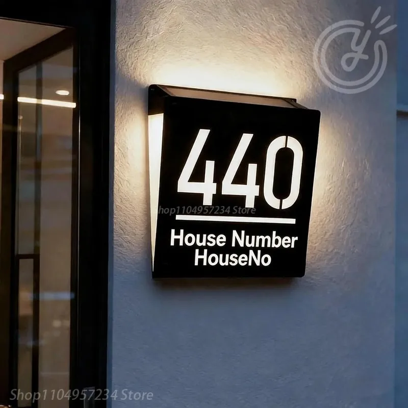 Illuminated Sign Custom Poster Light Logo Led Signs Acrylic Neon Solar Powered Address Advertising Board Letters Luminous Print