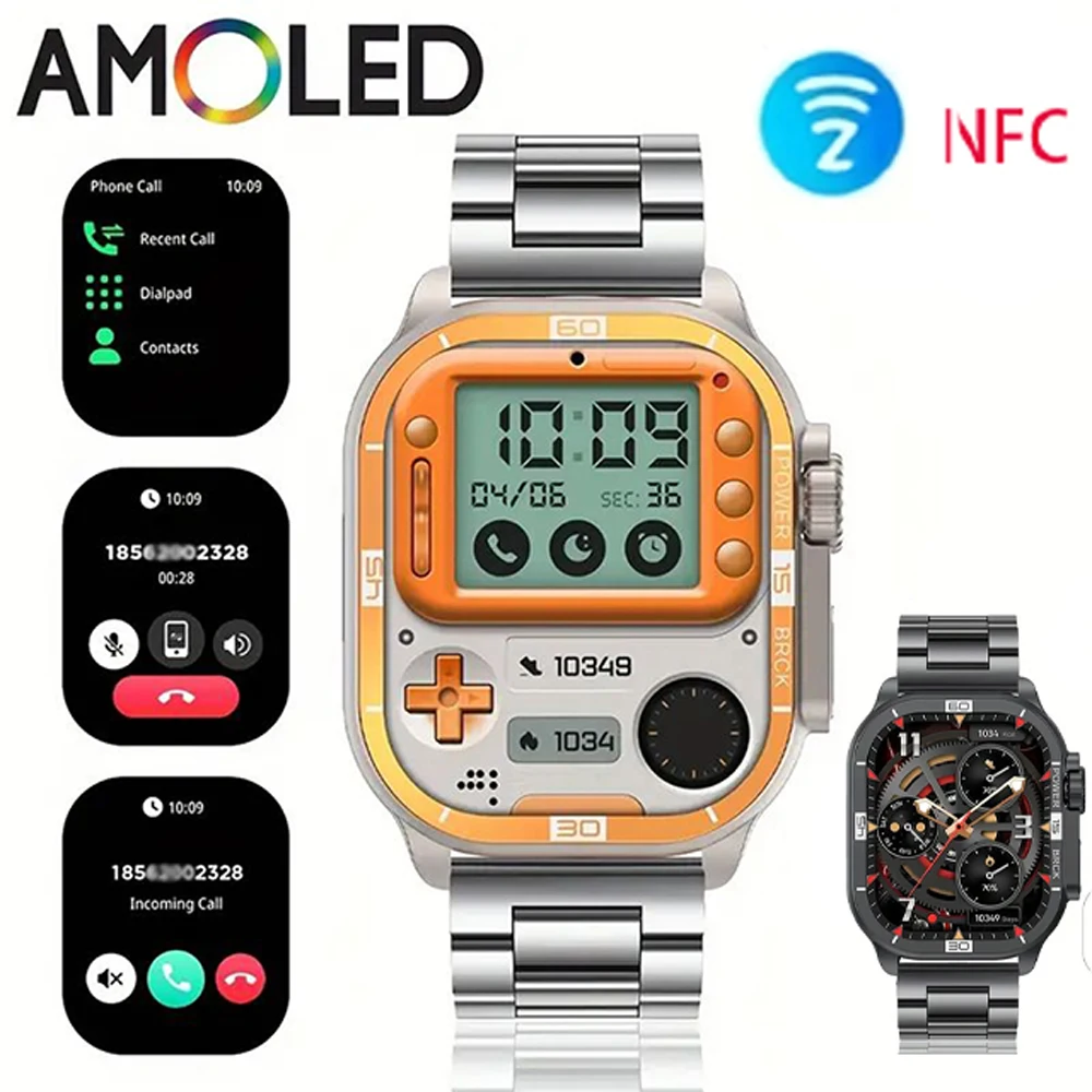 Kids Smart Watch NFC AMOLED 2.06 inch 410 * 502 full Screen Touch Bluetooth Call GPS Motion Trajectory Women\'s Smartwatches 2024