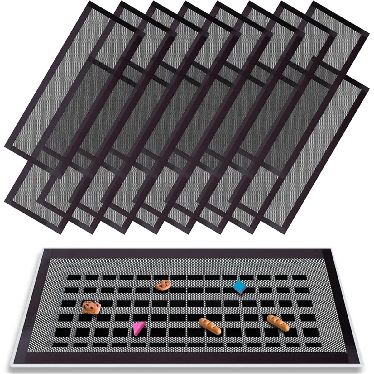 16PCS Magnetic Floor Vent Covers -12x5.5 Lnch AirVent Filters Magnetic Floor Register Vent CoversMagnetic for HomeFloor