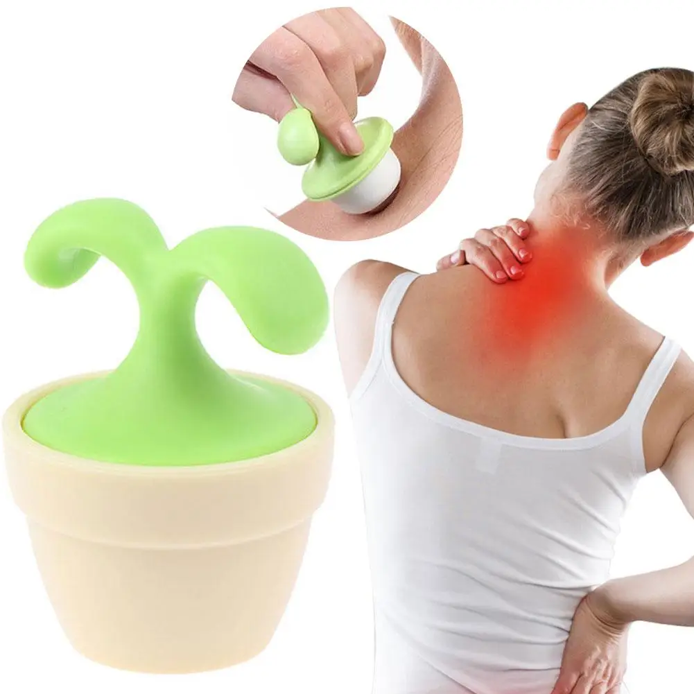 Masażer do oczu z lodem Hot Ice, uroczy masażer w doniczce z kulką rolującą, pielęgnacja zdrowia, relaksacja oczu, narzędzie do relaksacji, masażer G4X1