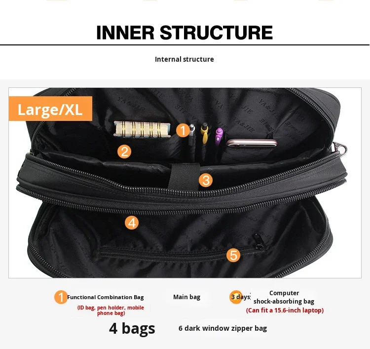 Large Capacity Briefcase Bag Men Business 17 15.6 14 inch Laptop Bag Shoulder  Canvas Handbags Messenger Work Tote Bag