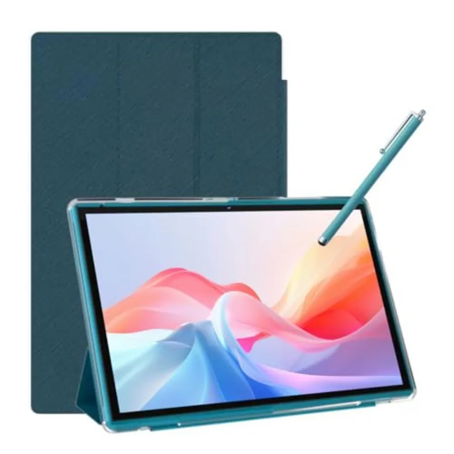 Android tablet for education and office use IPS HD touchscreen black 6000mAh battery with 1TB expansion support
