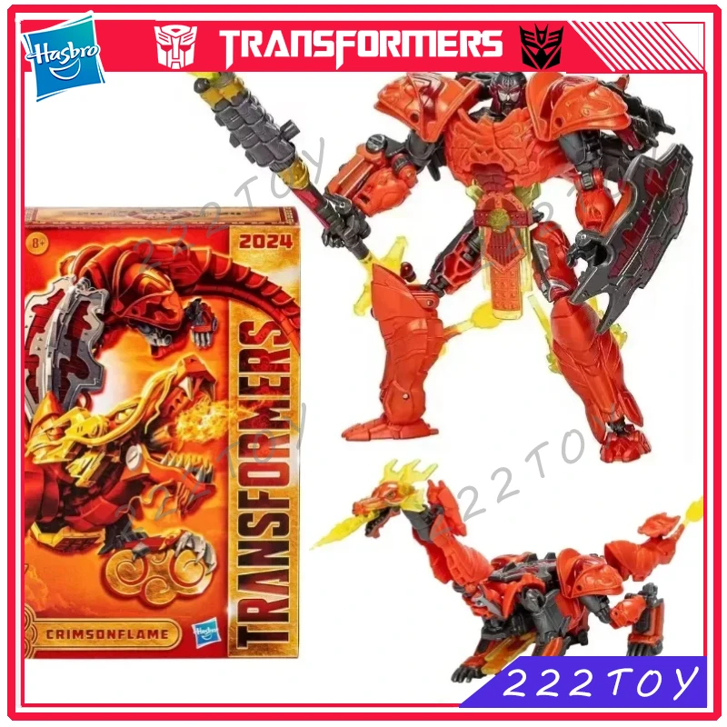

In Stock Transformers Toys 2024 Chinese Lunar New Year Year of The Dragon Crimsonflame Anime Action Figure Collection Hobby Gift