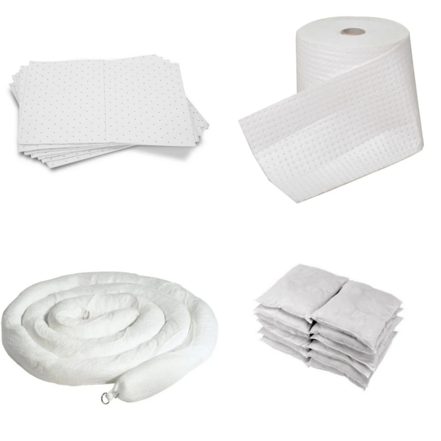 Tappetini ABSORBENTI ecologici per l'industria alimentare Tappetini assorbenti per l'olio per la gestione delle fuoriuscite delle nuove condizioni