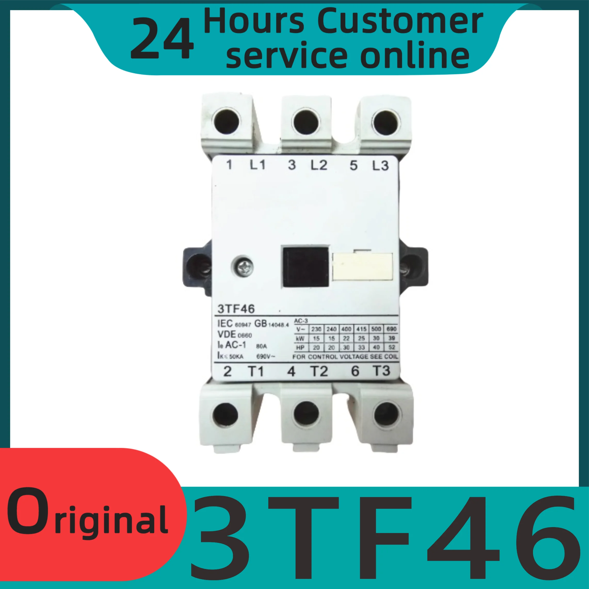 

New original AC contactor 3TF46 11 22-0XM0 220V