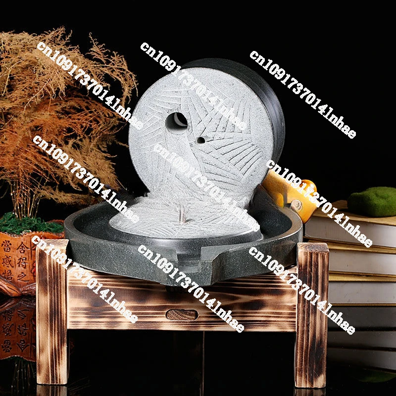 Granite Manual Grinding Stone Mill Grinder Flour Mill Frame Home Soybeangrinder Cafe Grinder Machine Comfee  Millstone