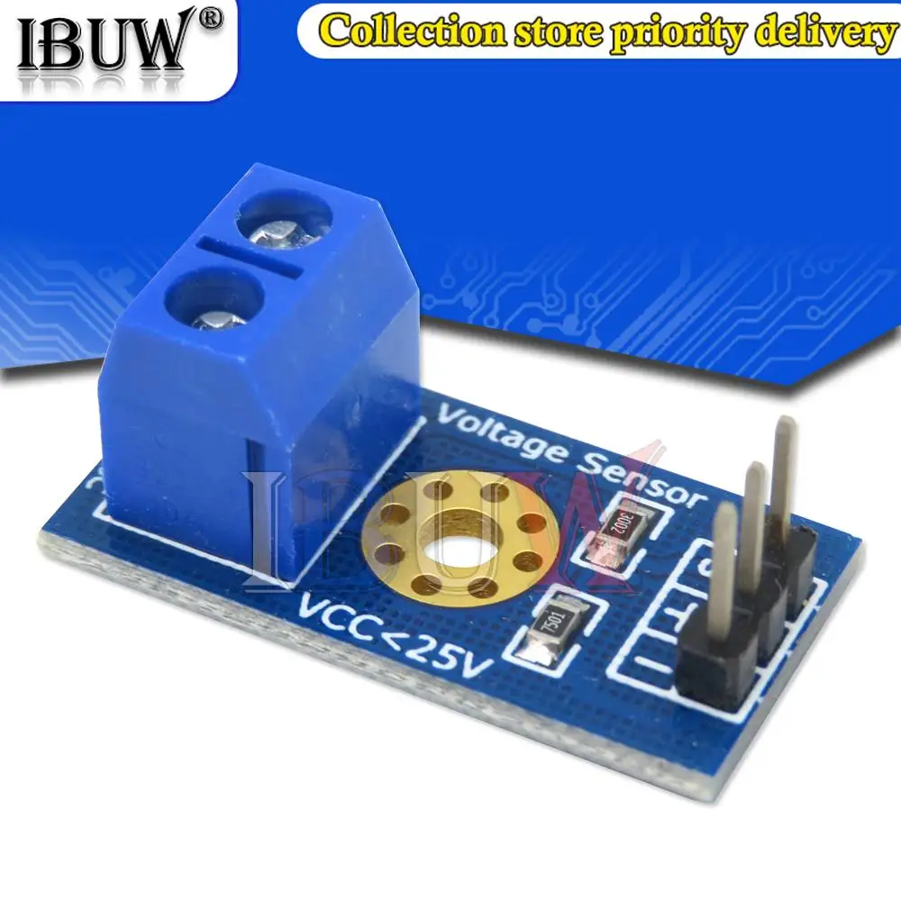 DC 0-25V Standard Spannung Sensor Modul Test Elektronische Ziegel Smart Roboter für Arduino Diy Kit