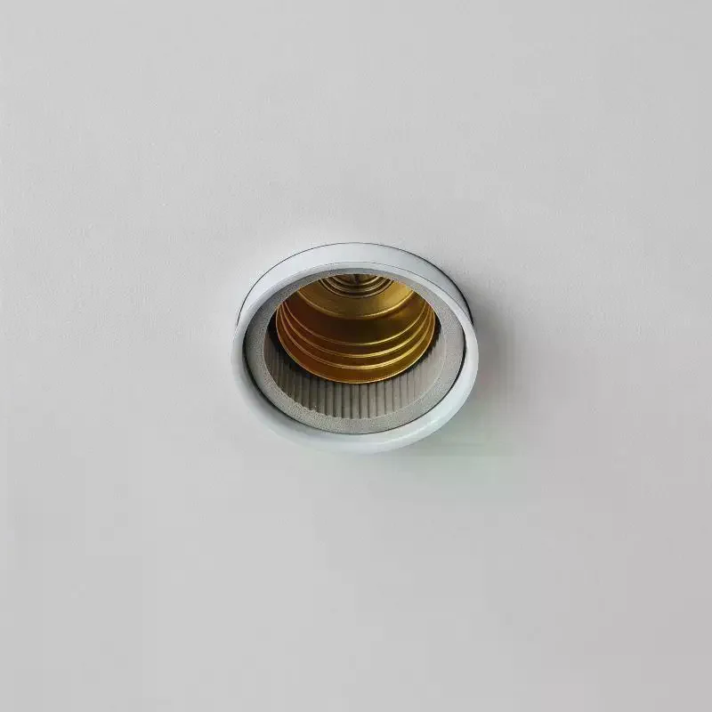 Mount Lamps Securely! E27 Socket Ceramic Lamp Holder With Metal Cap, Spring Bracket Surface Mounted Base