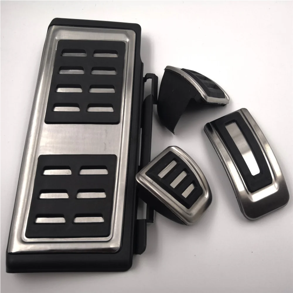 Car Stainless Steel Pedal For Volkswagen VW Golf 7 Mk7 GTD GTE 2015~2021 2016 Anti-Slip Brake Part Footrest Pad Cover Accessorie