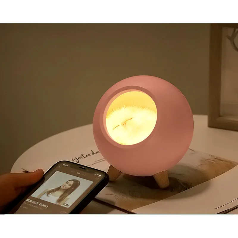 Casa para mascotas, Bluetooth, recargable, dormitorio, mesita de noche, lactancia, gato creativo, atmósfera de escritorio, luz nocturna