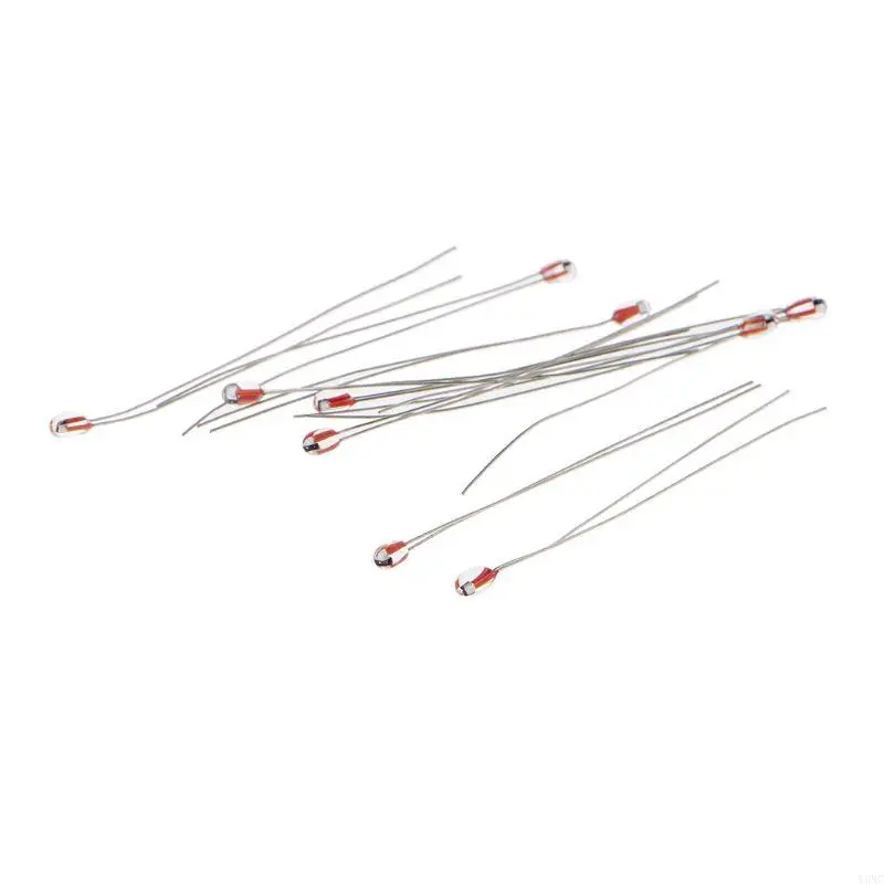 Y3NC 10pcs 3D Printer NTC Thermistor 100K ohm Accuracy Value 3950 Temp 1.8mm