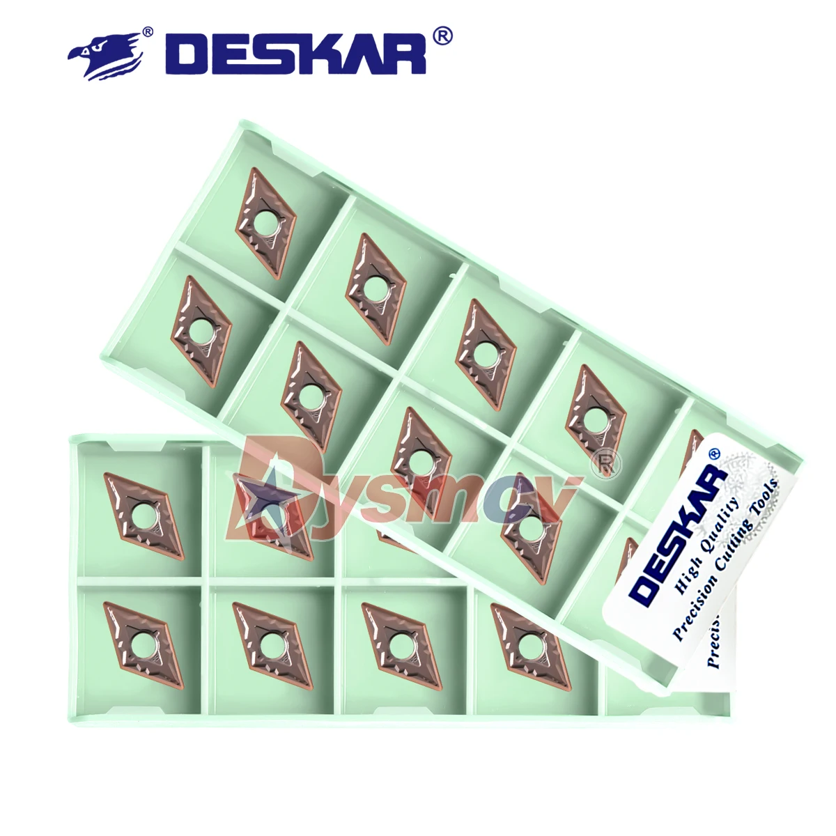 

DESKAR10PCS Оригинальное лезвие с ЧПУ DNMG150604 150608-HS R-VF LF6118 Нержавеющая сталь Специальный внешний круг Внешний токарный станок Режущий инструмент