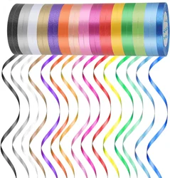 2pcs 10m Curling Ribbon Gold Silver Blue Pink Balloon Ribbon Balloons Accessories for Crafts Wedding Birthday Party Decoration