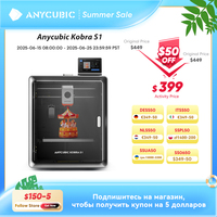 Anycubic Kobra S1 3D Printer with Up to 600mm/s High-Speed 250x250x250mm 3D Printer Support Multi Color Printing Need ACE Pro