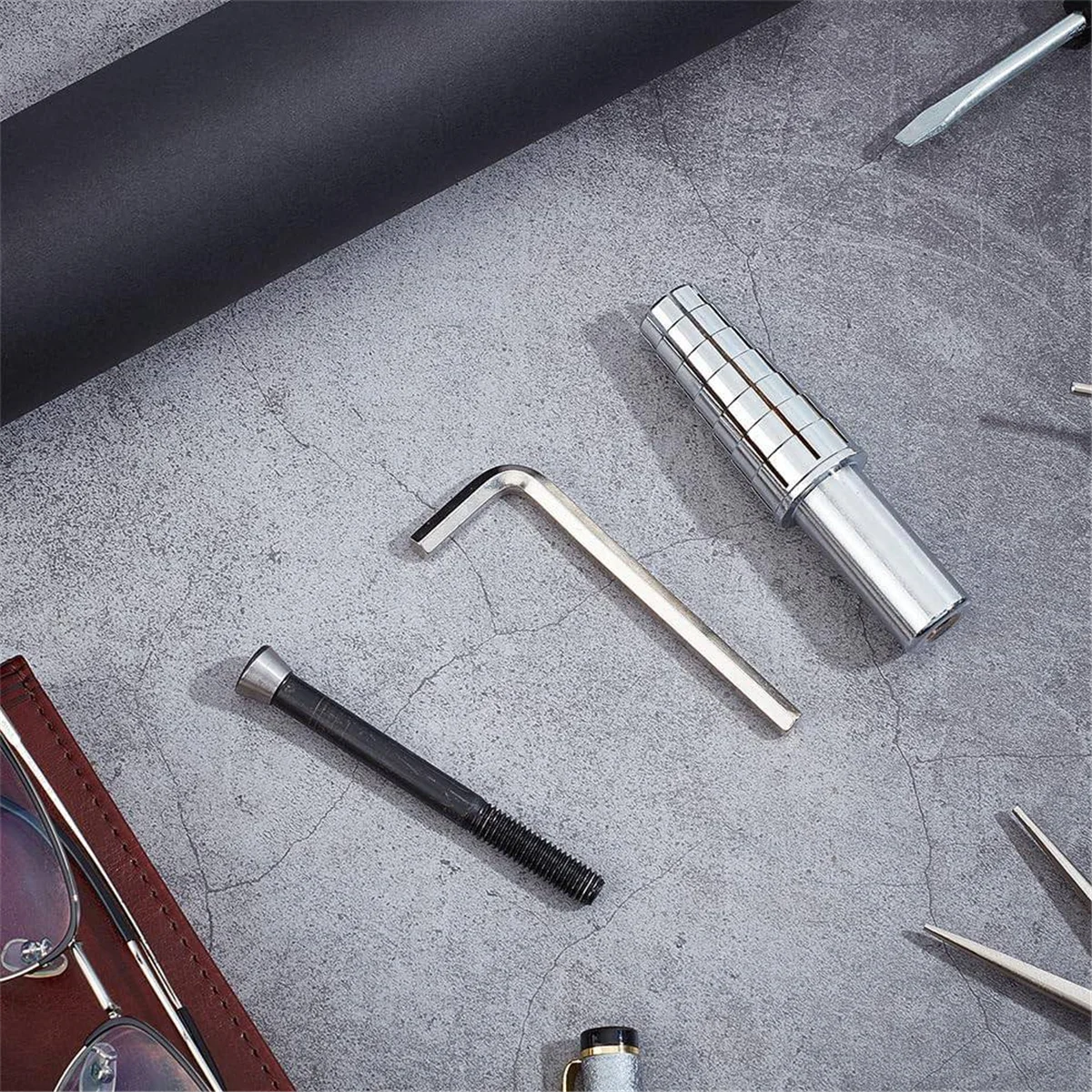 AA84 1 комплект оправки расширительного кольца с шестигранным внутренним ключом для токарного станка, сверхмощный инструмент для формирования кольца для токарной обработки колец 7-14