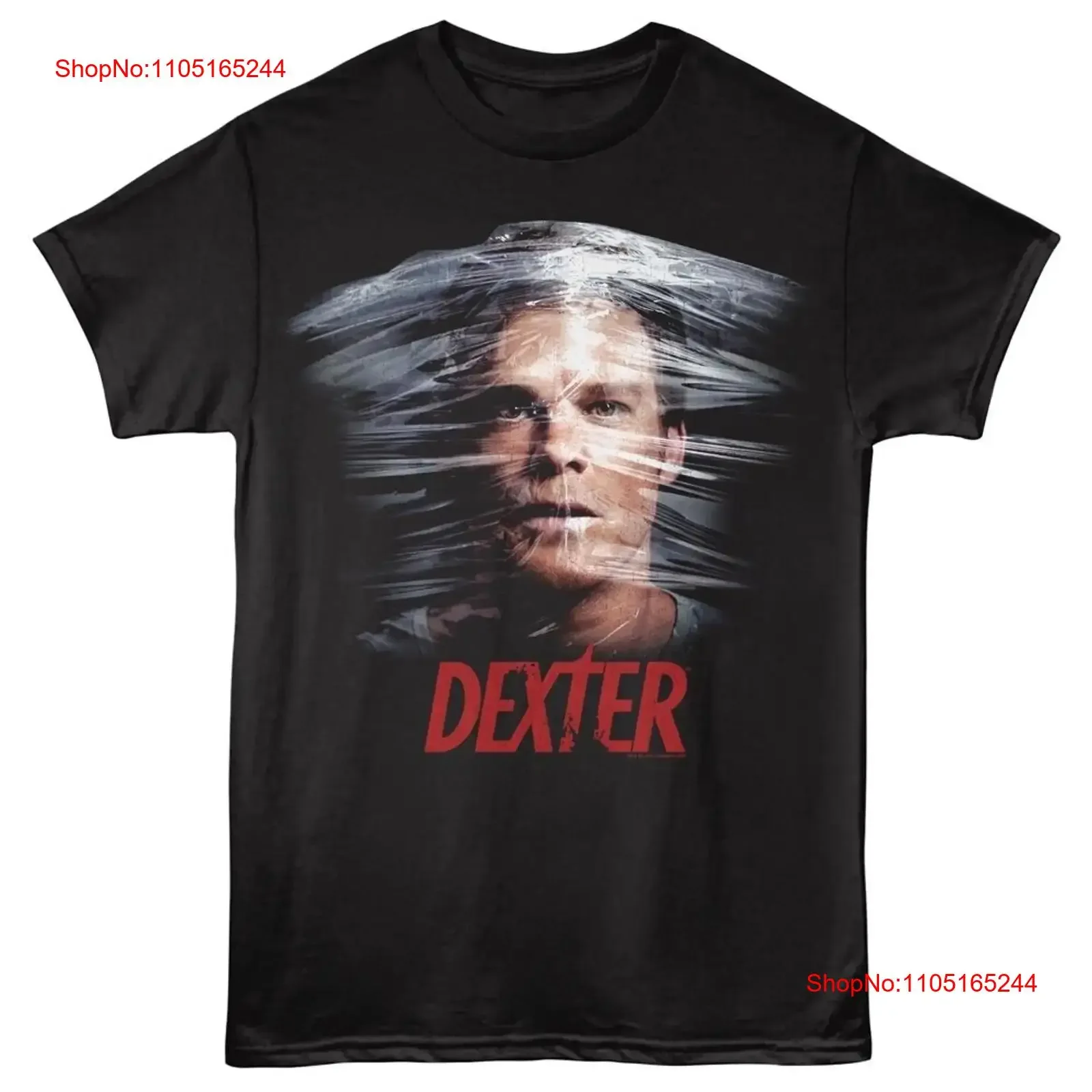Camiseta DEXTER MORGAN, cartel de WRAP, programa de televisión Showtime, nuevo para hombre, con licencia, negro, vintage, lavado, versátil, ligeramente para hombre, elegante