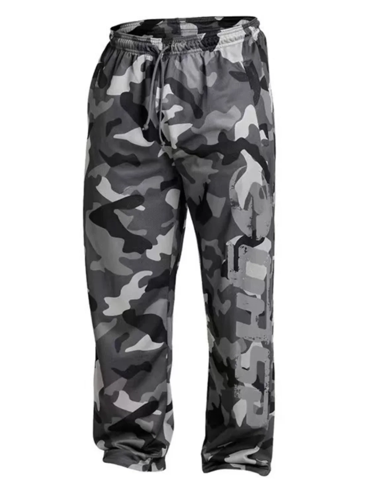 

GASP Qui Dry Loose Fit Men's Training Sports Pants Breathable Gym Fitn Straight Leg Casual Loose Trousers
