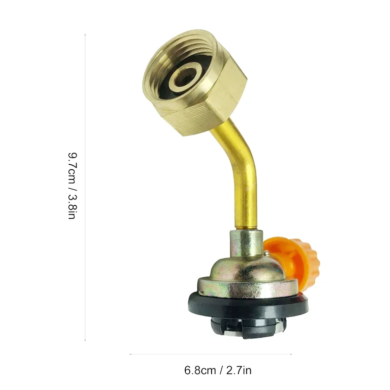 Camping Gas Butane Cylinder Tank Refill Adapter Outdoor Cylinder Filling Adapter Valve Connector Accessories Camping Equipment