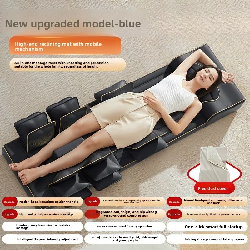 Massage mattress for home use, multi-functional, kneading for the neck, back, and waist, new electric airbag mattress.