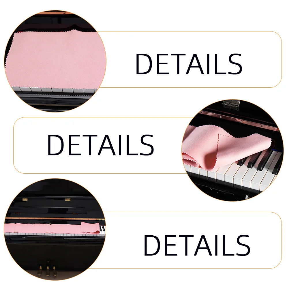 

Piano Keyboard Cover Instruments Universal Dust Cloth Keys Device Soft Flannel Covers Dustproof