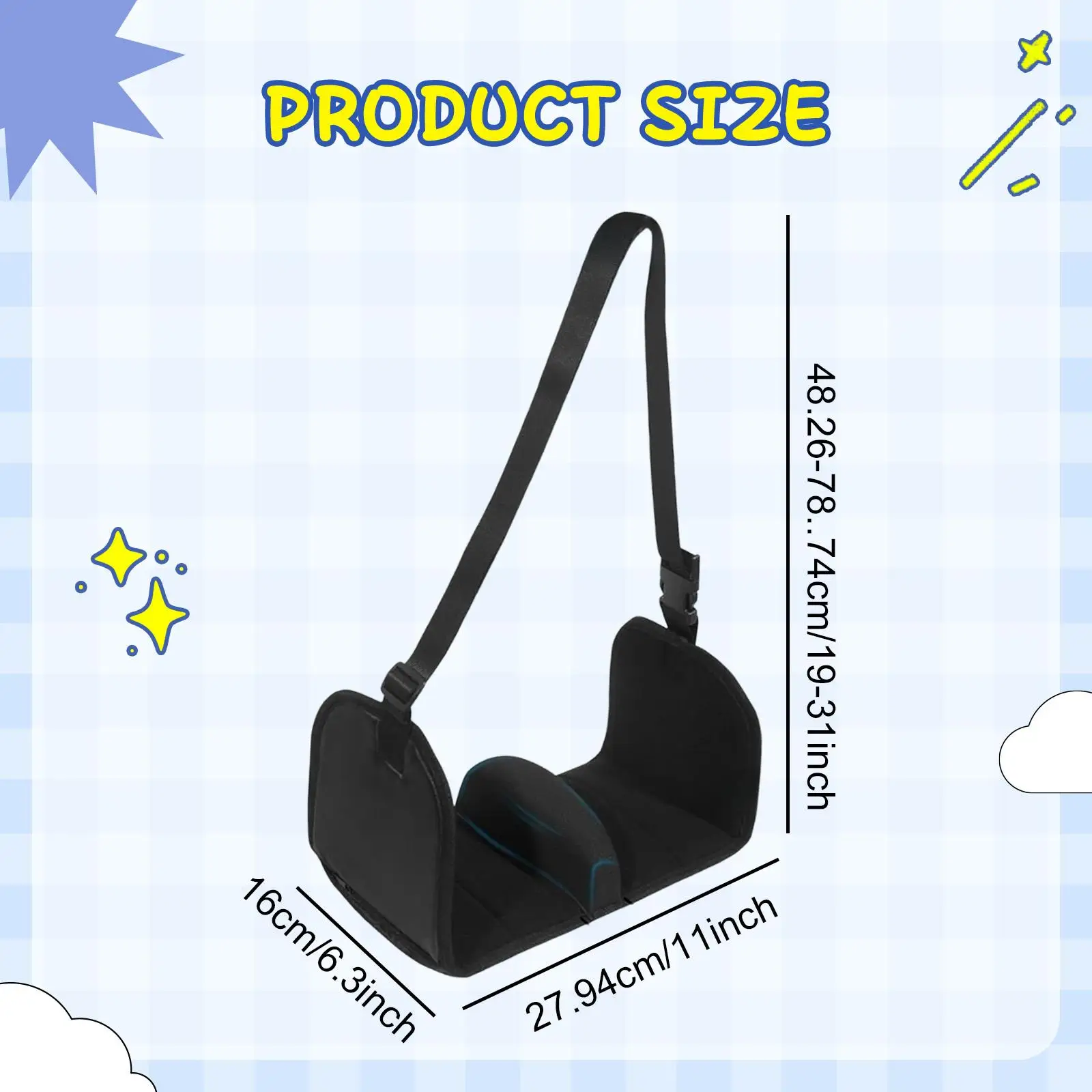 أرجوحة قدم الطائرة، استرخاء قدميك، تقسيم الطيران الطويل، يجب أن تمتلك ملحقات شماعات للعمل تحت المكتب، قطار طائر #6