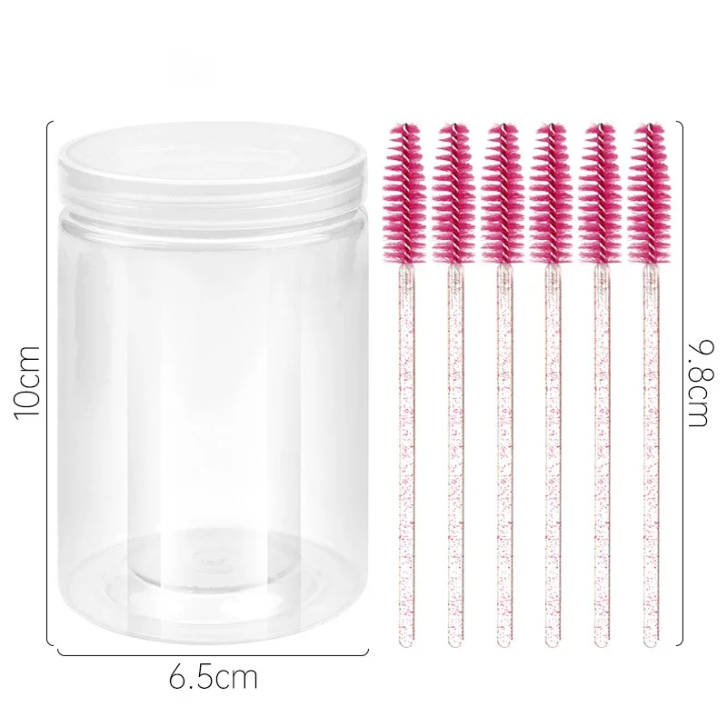 Applicateur de baguettes de Mascara en cristal, bouteille jetable, brosses à cils en diamant, peigne pour femmes, outils de brosse de maquillage de beauté, 50 pièces