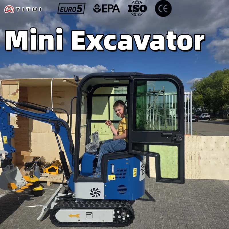 

Customized Mini Excavator Kubota Diesel Engine Is Powerful And Suitable For Family Farm Multi Functional Cab Mini Excavator
