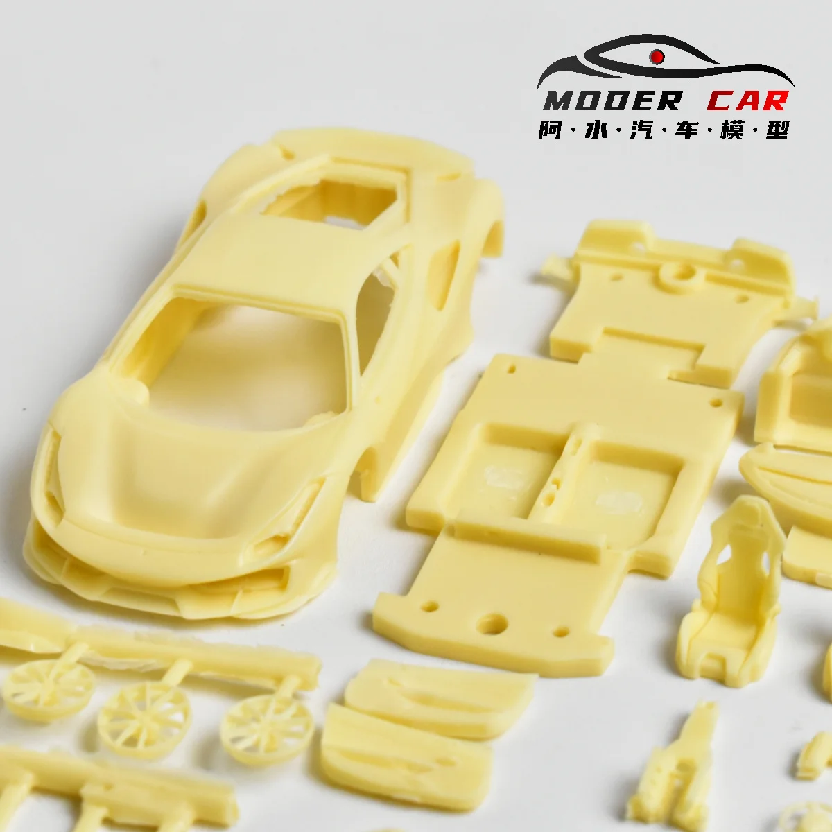 costruire unità 1:64 Collezione 488 Assemblare auto modello pressofuso in resina Giftable fatta a mano