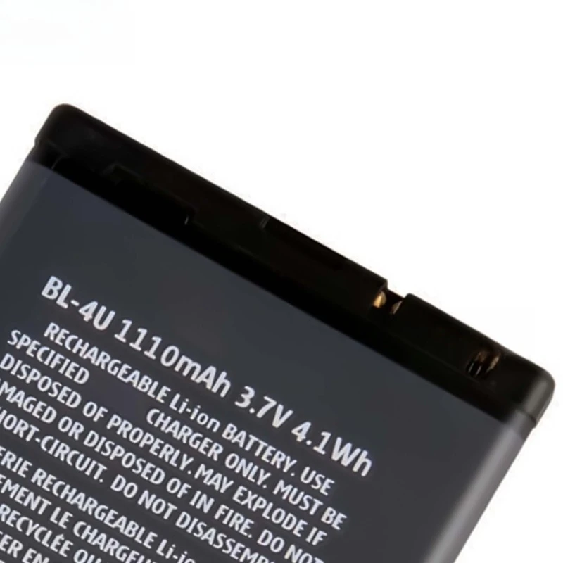 1100mAh for Nokia E66/E75/C5-03 BL-4U Mobile Phone External Battery
