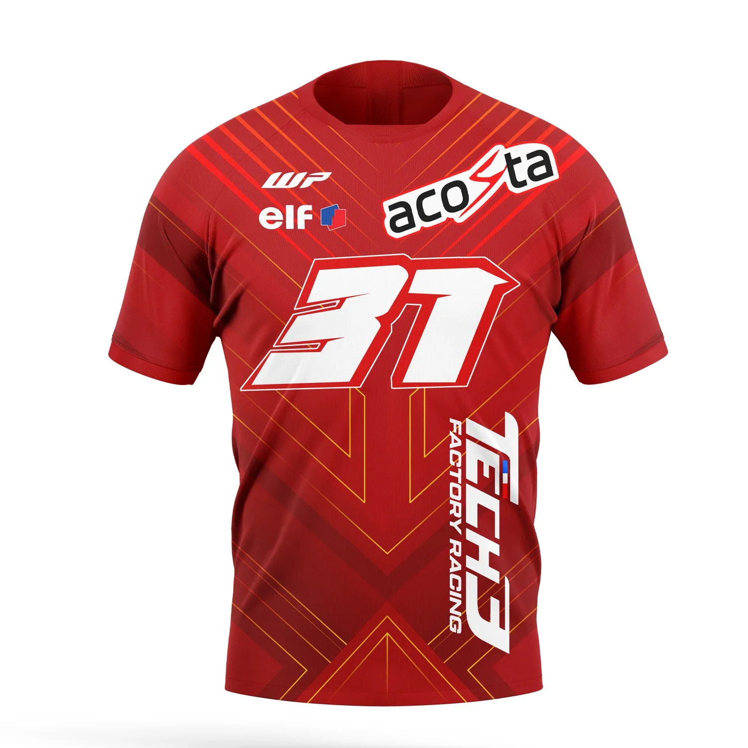 2024 New Motorcycle Race No. 31 Driver Acosta Fan Men\'s and Children\'s Summer Quick Dry Sports Outdoor Leisure T-shirt