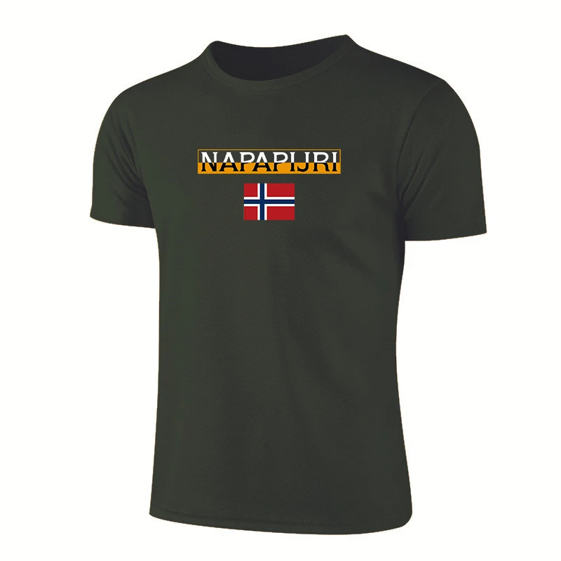 Men's Running T-shirt Fitness Sport Short sleeve T-shirt Training Jogging T-shirt Fitness sport quick dry short sleeve T-shirt image 5