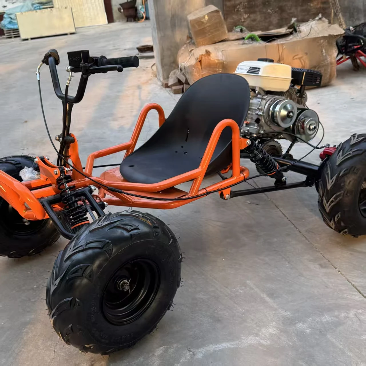 Hot Sale 212cc 4-Stroke Off Road Go Kart, 8 Inch Tires Max 60km/h Long Endurance Design for Kids Adults Outdoor Fun Racing Games view 2