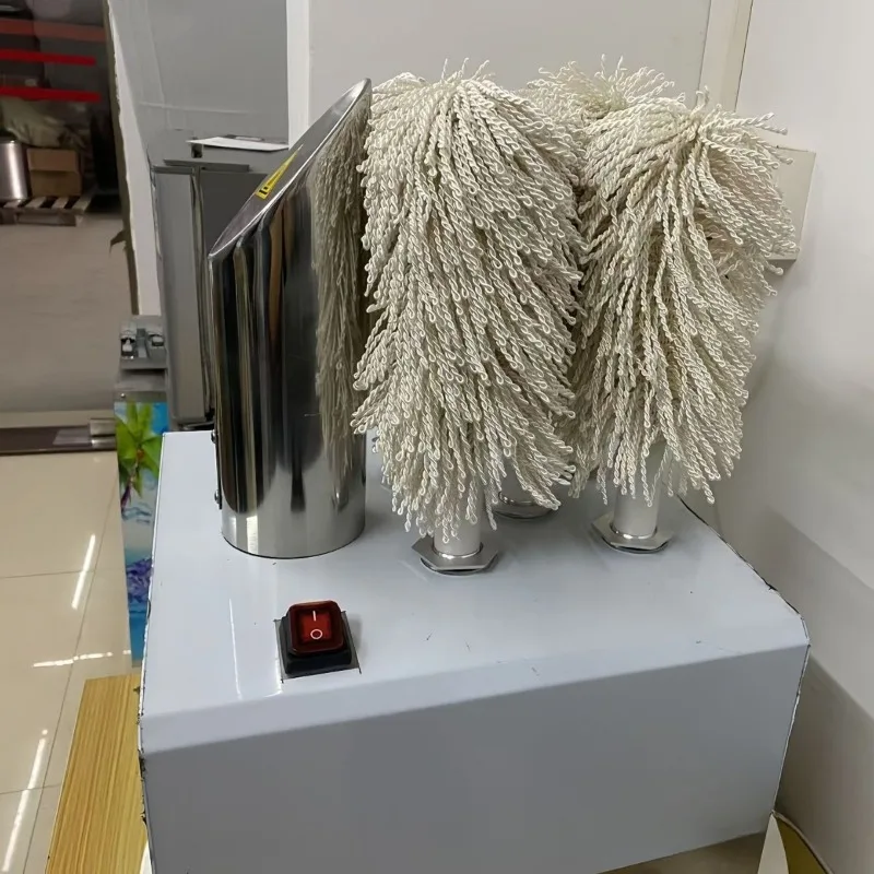 Full Electric Commercial Cup Wiper 3/5/8 Head Cleaning Equipment Bottle Glass Washer Dryer Polishing Machine