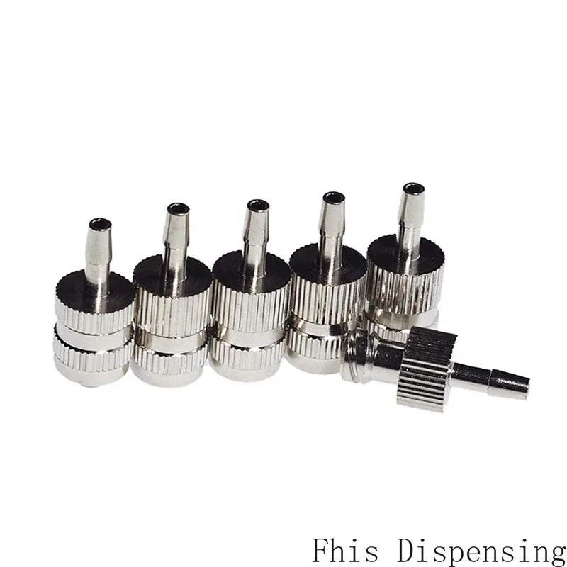 

10pk Female and 10pk Male Luer Syringe Fitting (Metal) Luer Lock Fitting Connector